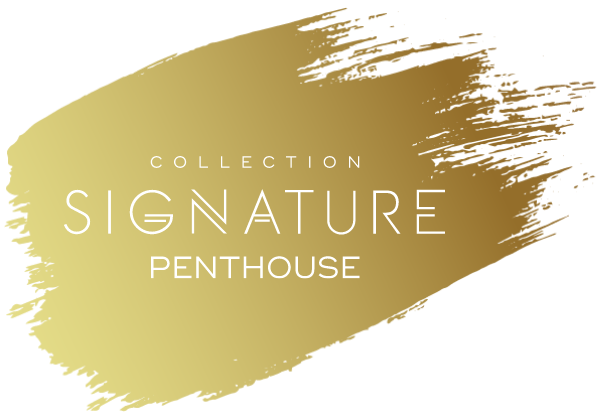Logo of Collection Signature Penthouse, a penthouse project located in a 36-storey glass building in Montreal